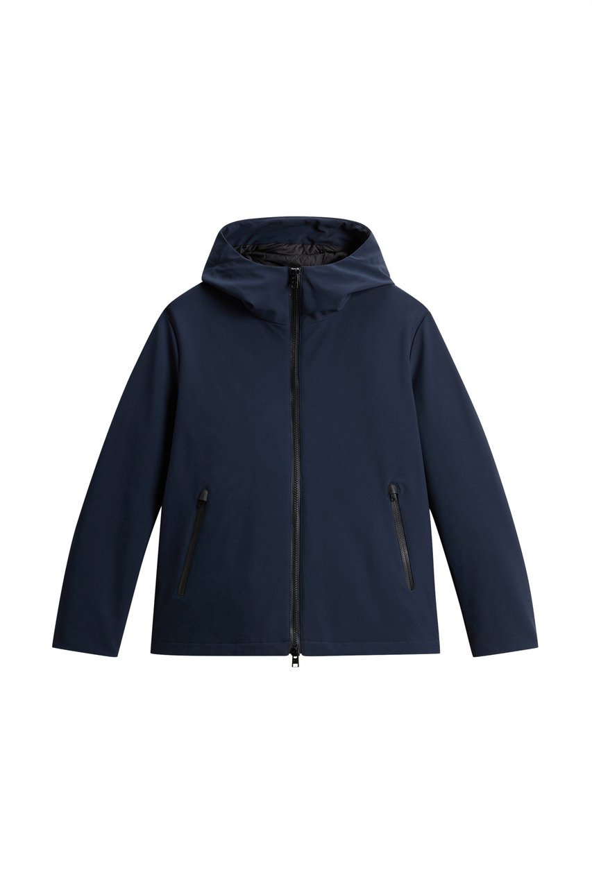 Woolrich Coats Melton Blue Blauw