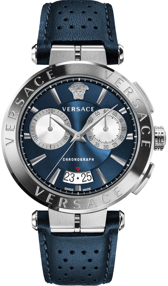 Versace VE1D02223 Aion horloge Blauw