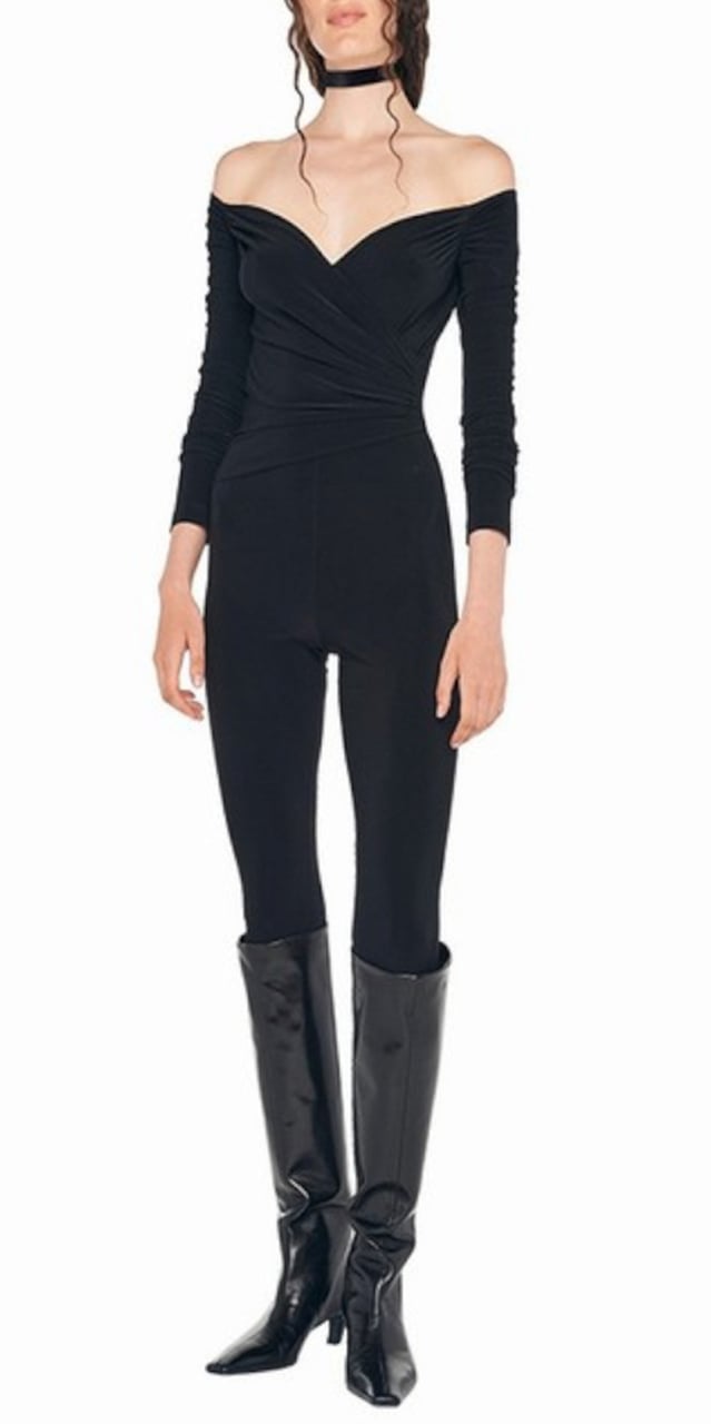 Norma Kamali Trousers Black Zwart