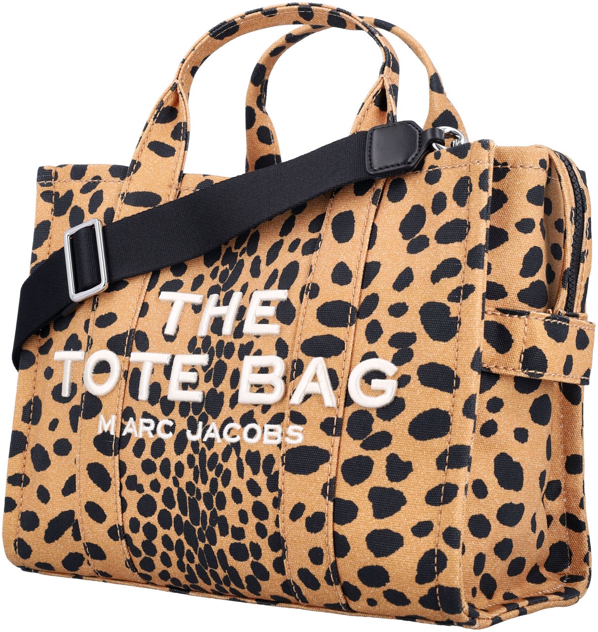 Marc Jacobs The Medium Tote Cheetah Black Leo Zwart