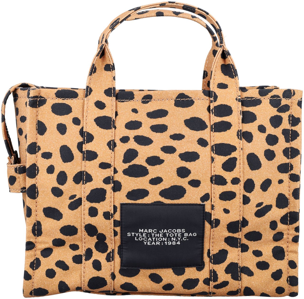 Marc Jacobs The Medium Tote Cheetah Black Leo Zwart