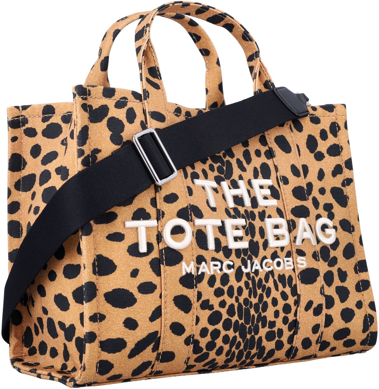 Marc Jacobs The Medium Tote Cheetah Black Leo Zwart