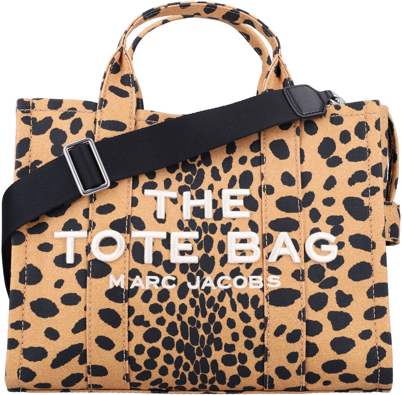 Marc Jacobs The Medium Tote Cheetah Black Leo Zwart