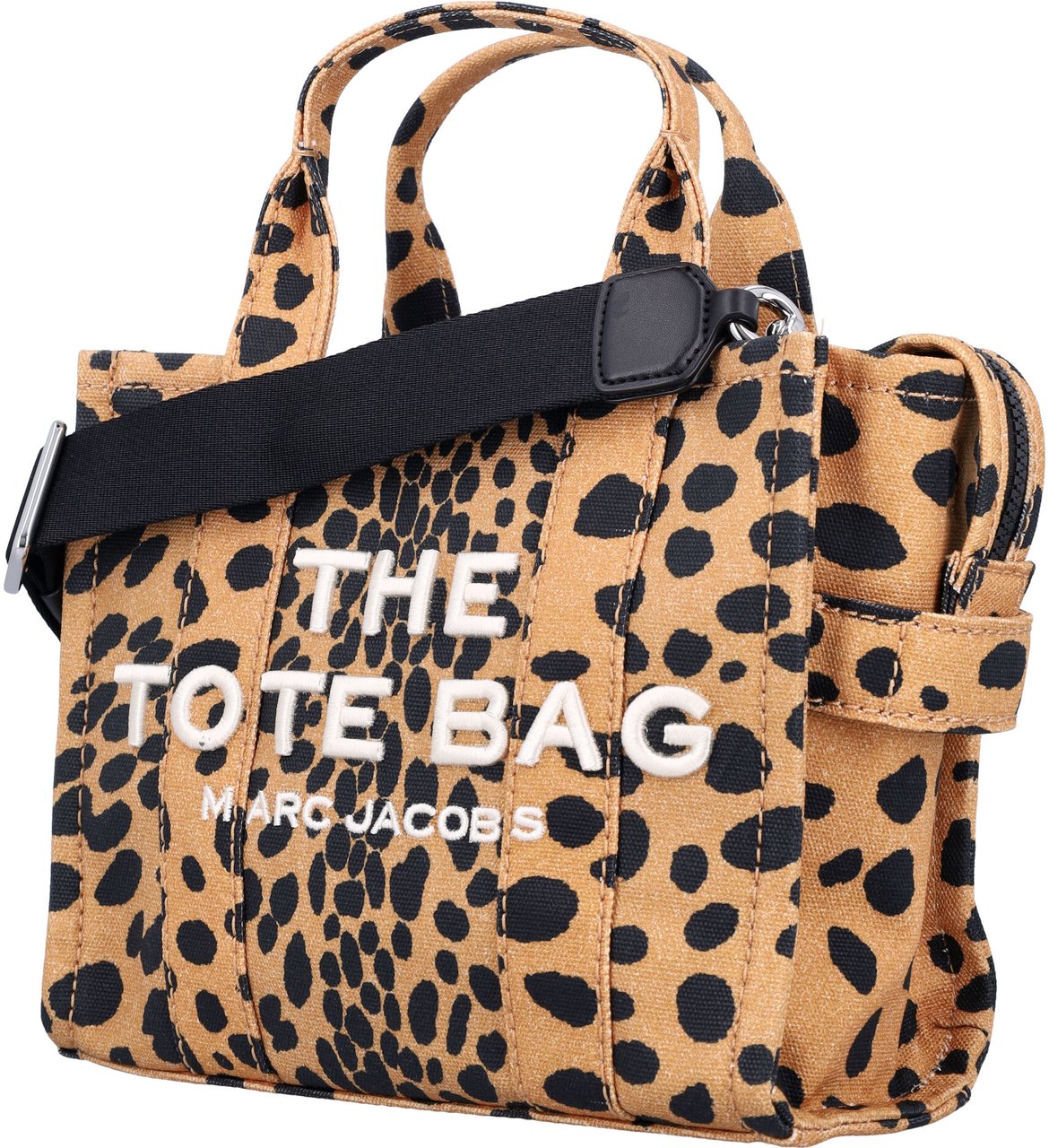 Marc Jacobs The Small Tote Cheetah Black Leo Zwart