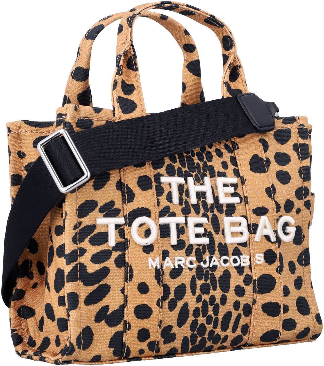 Marc Jacobs The Small Tote Cheetah Black Leo Zwart