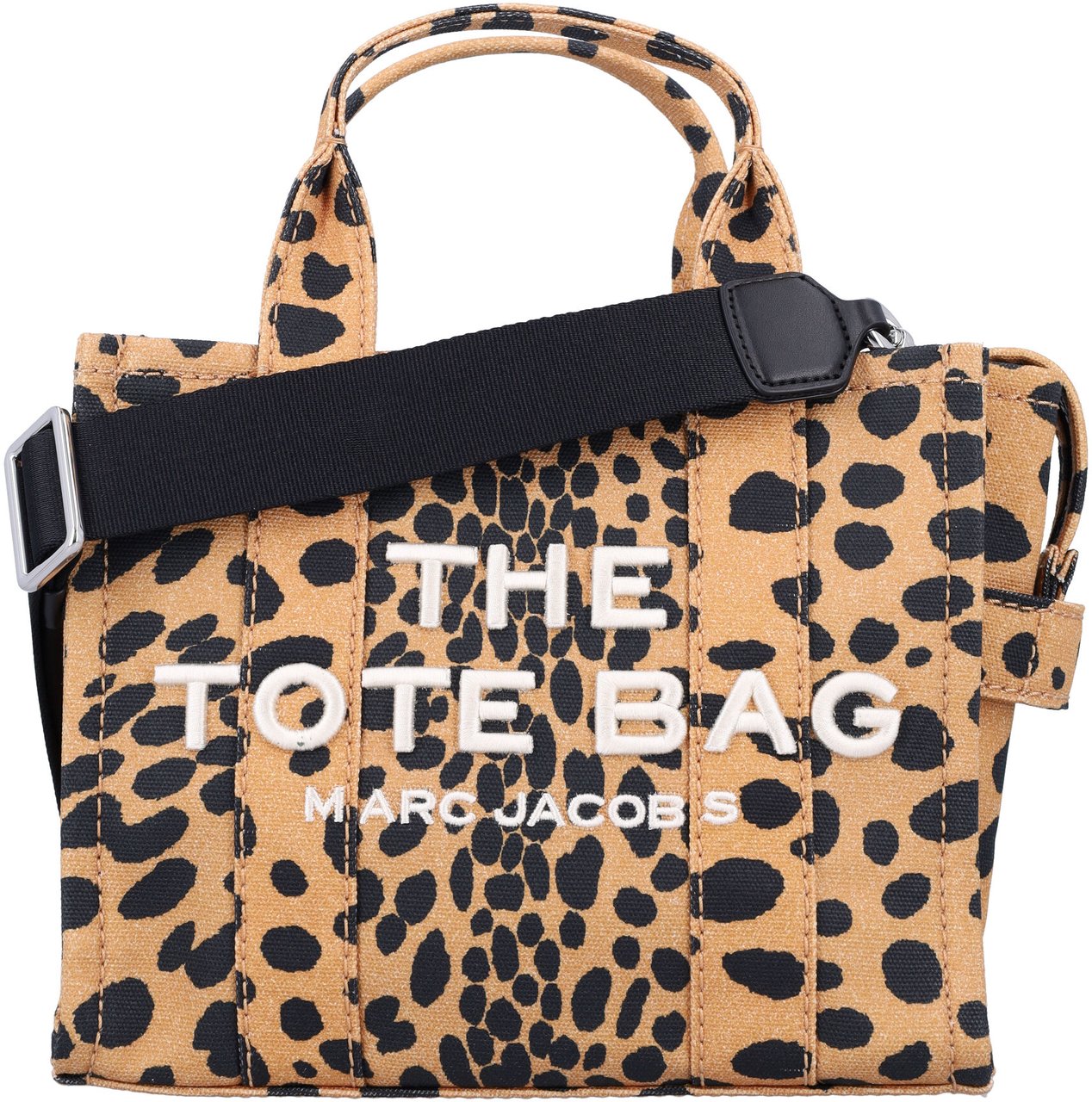 Marc Jacobs The Small Tote Cheetah Black Leo Zwart