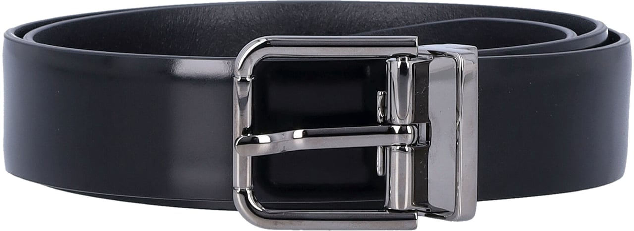 Dolce & Gabbana Formal Belt Nero Zwart