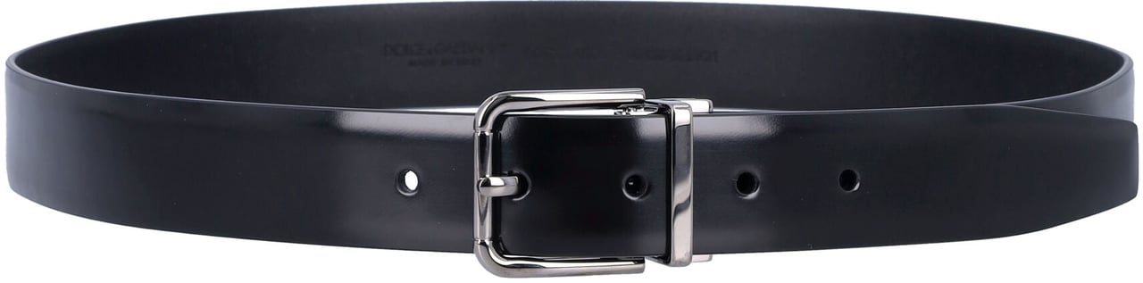 Dolce & Gabbana Formal Belt Nero Zwart