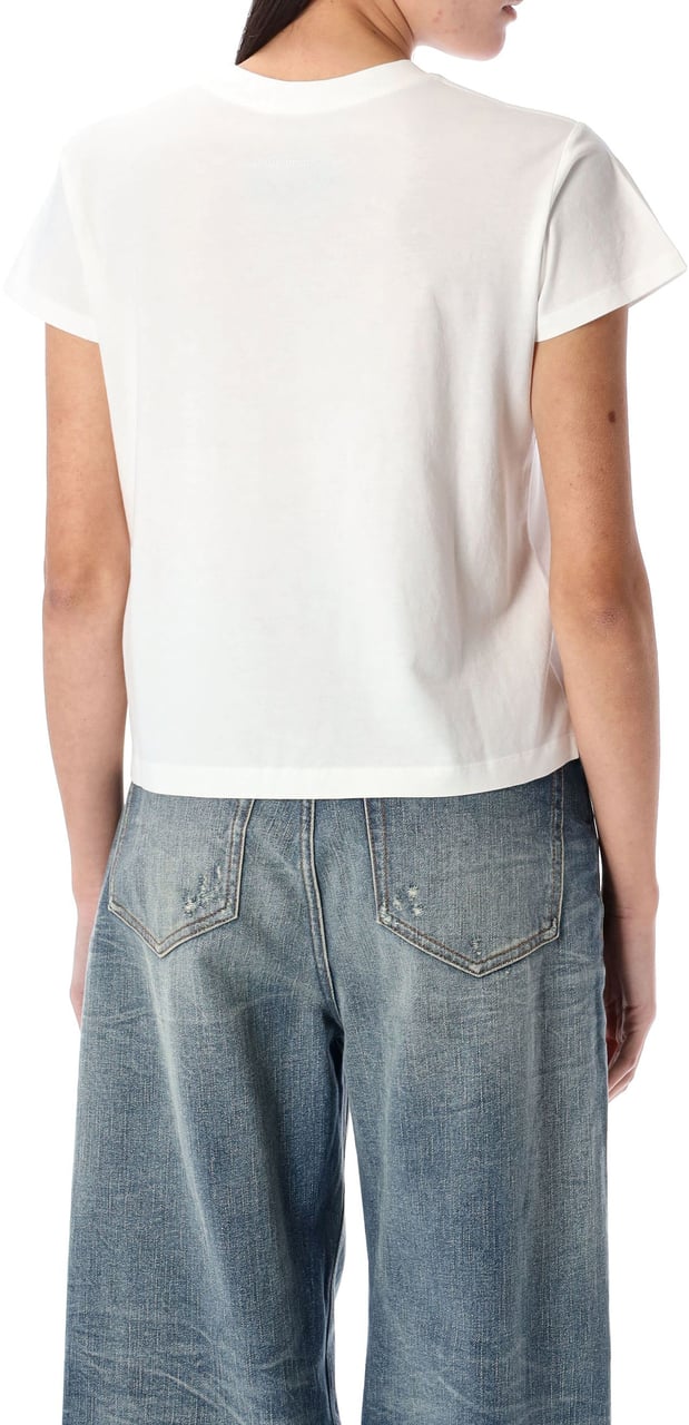 Maison Margiela Tshirt Etiquette Bianco Wit
