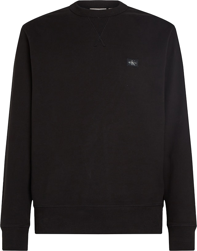 Calvin Klein Calvin Klein Jeans Woven Label Crew Neck Zwart