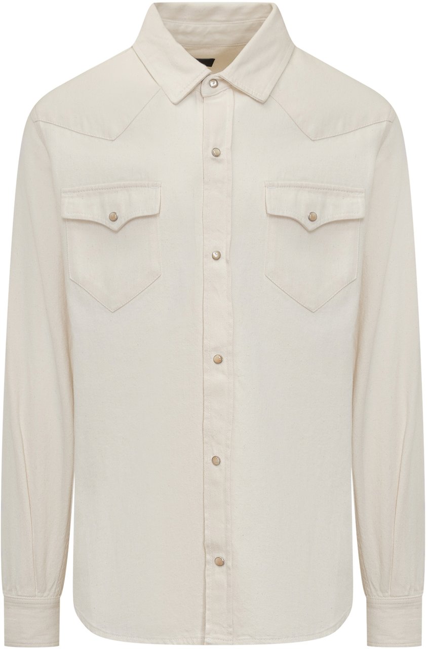 Alanui Camicia in Jeans Raw Wit