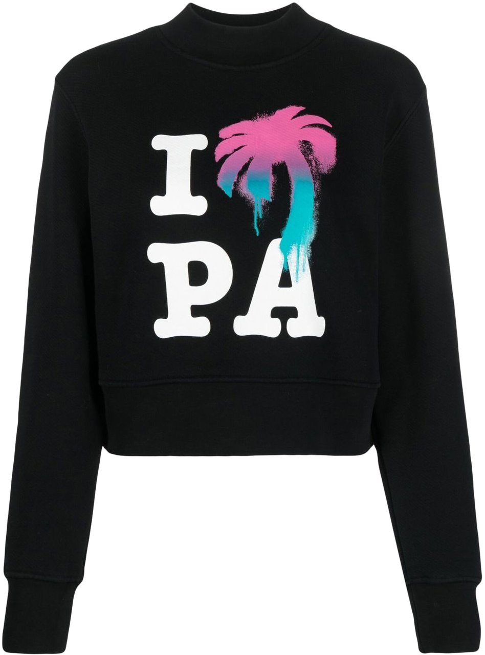 Palm Angels Sweaters Black Zwart