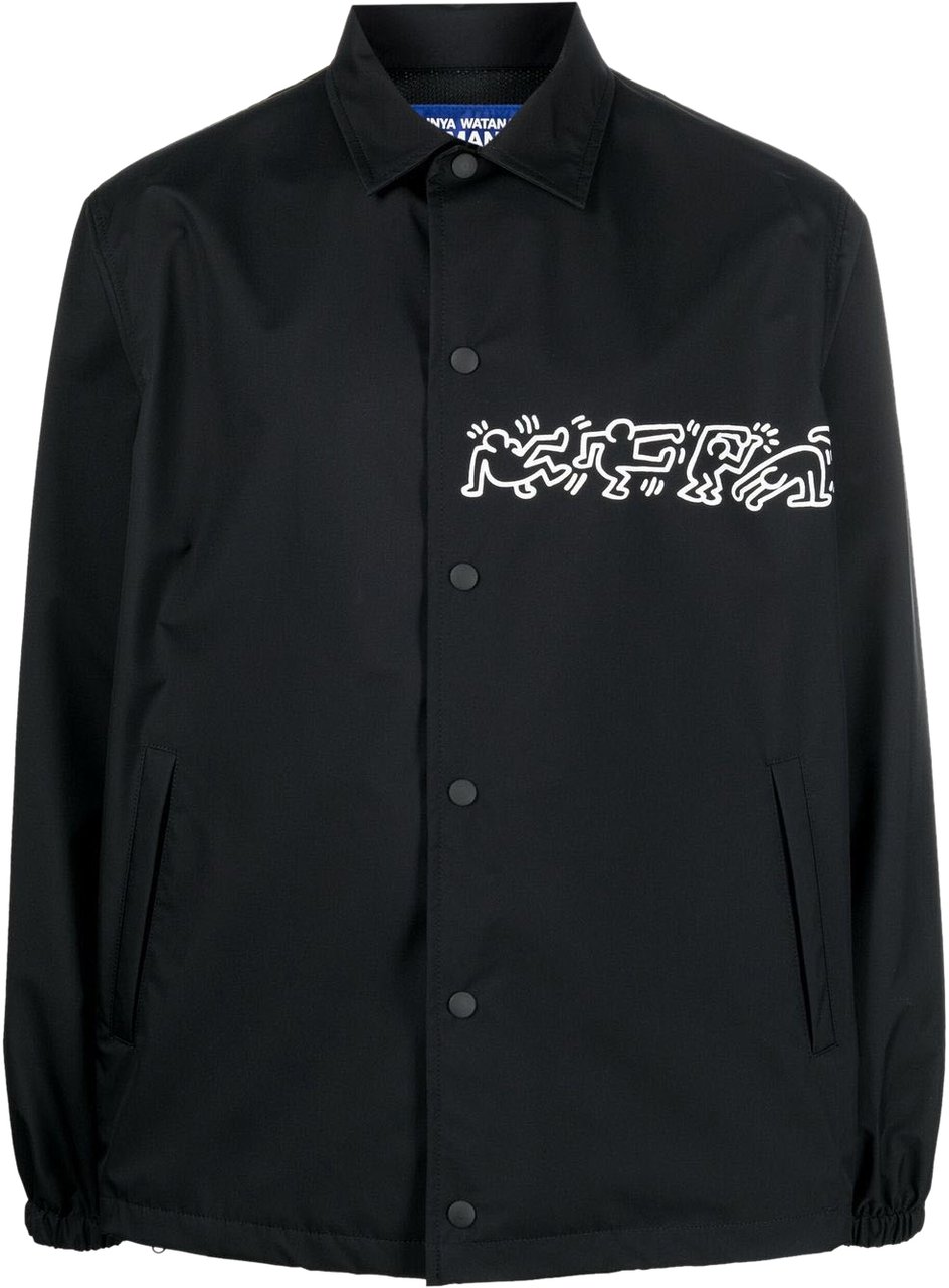 Junya Watanabe Coats Black Zwart