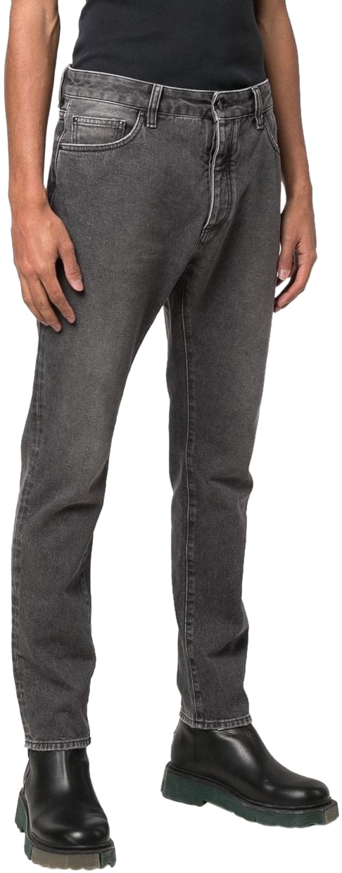 Palm Angels Jeans Black Zwart