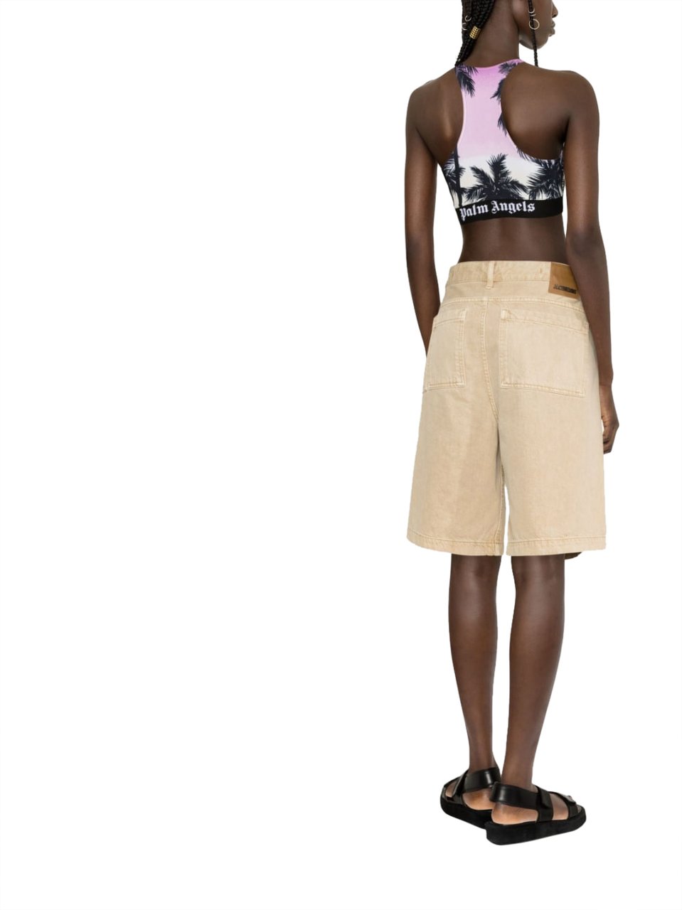 Palm Angels Top Purple Paars