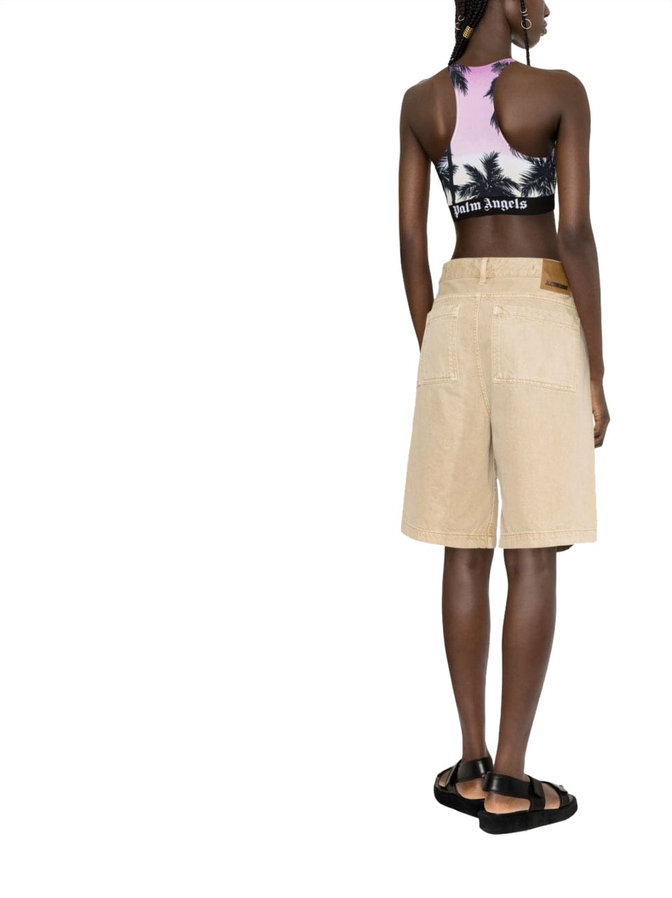 Palm Angels Top Purple Paars