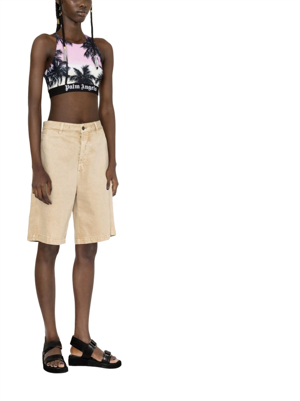 Palm Angels Top Purple Paars