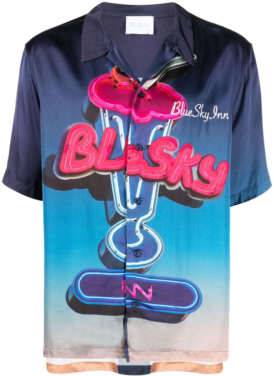 Blue Sky Inn Shirts Blue Blauw