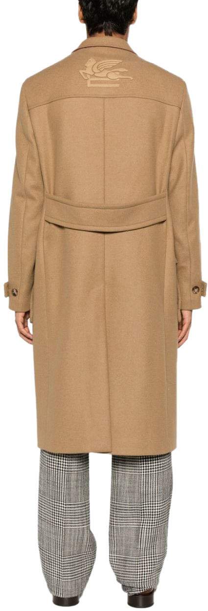 Etro Coats Beige Beige