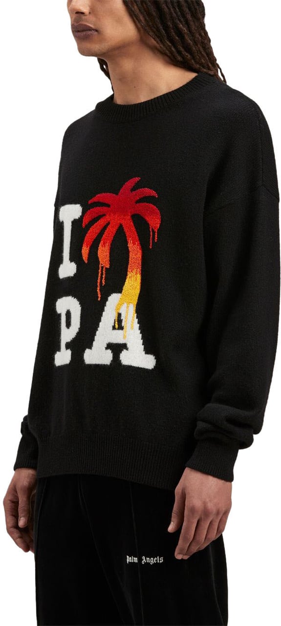 Palm Angels Sweaters Black Zwart