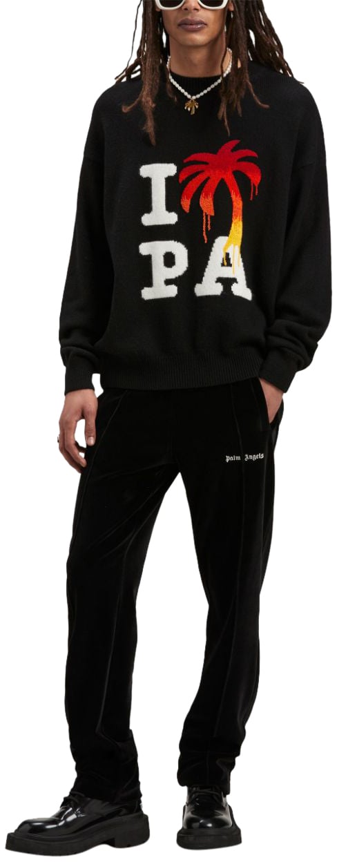 Palm Angels Sweaters Black Zwart