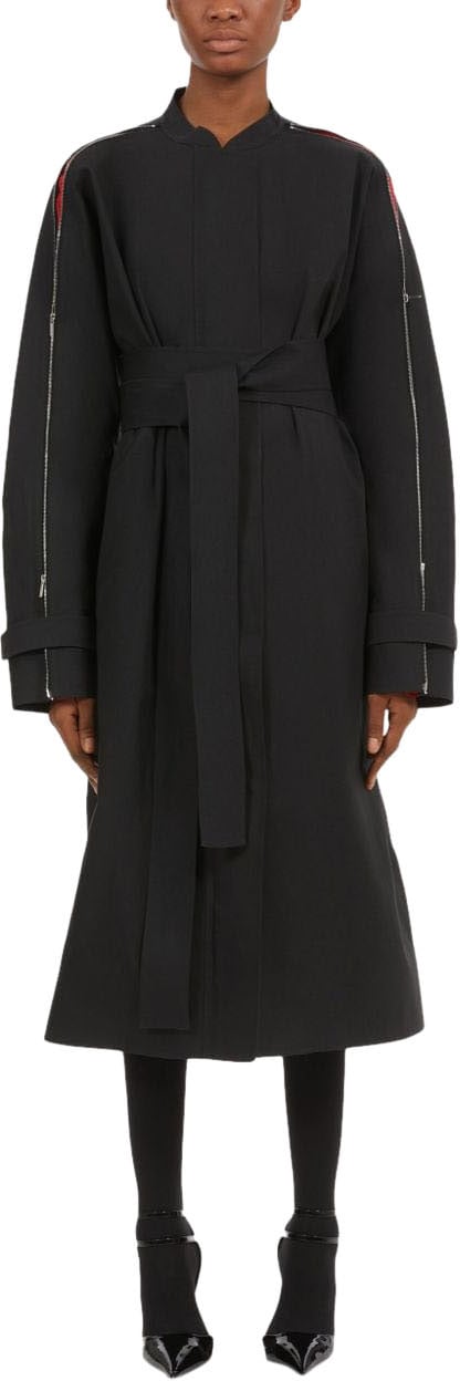 Ferragamo Coats Black Zwart