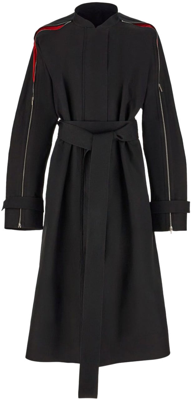 Ferragamo Coats Black Zwart