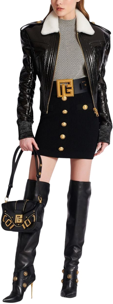 Balmain Skirts Black Zwart