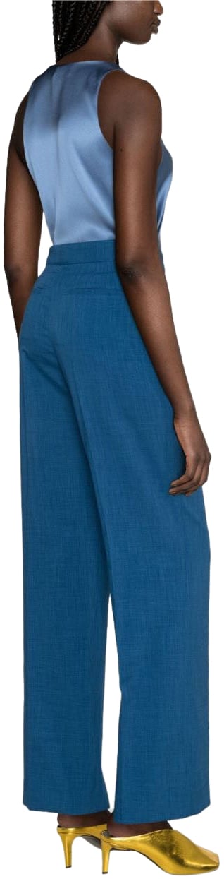 Tory Burch Trousers Blue Blauw