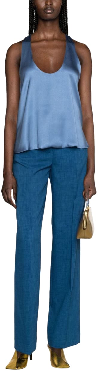 Tory Burch Trousers Blue Blauw