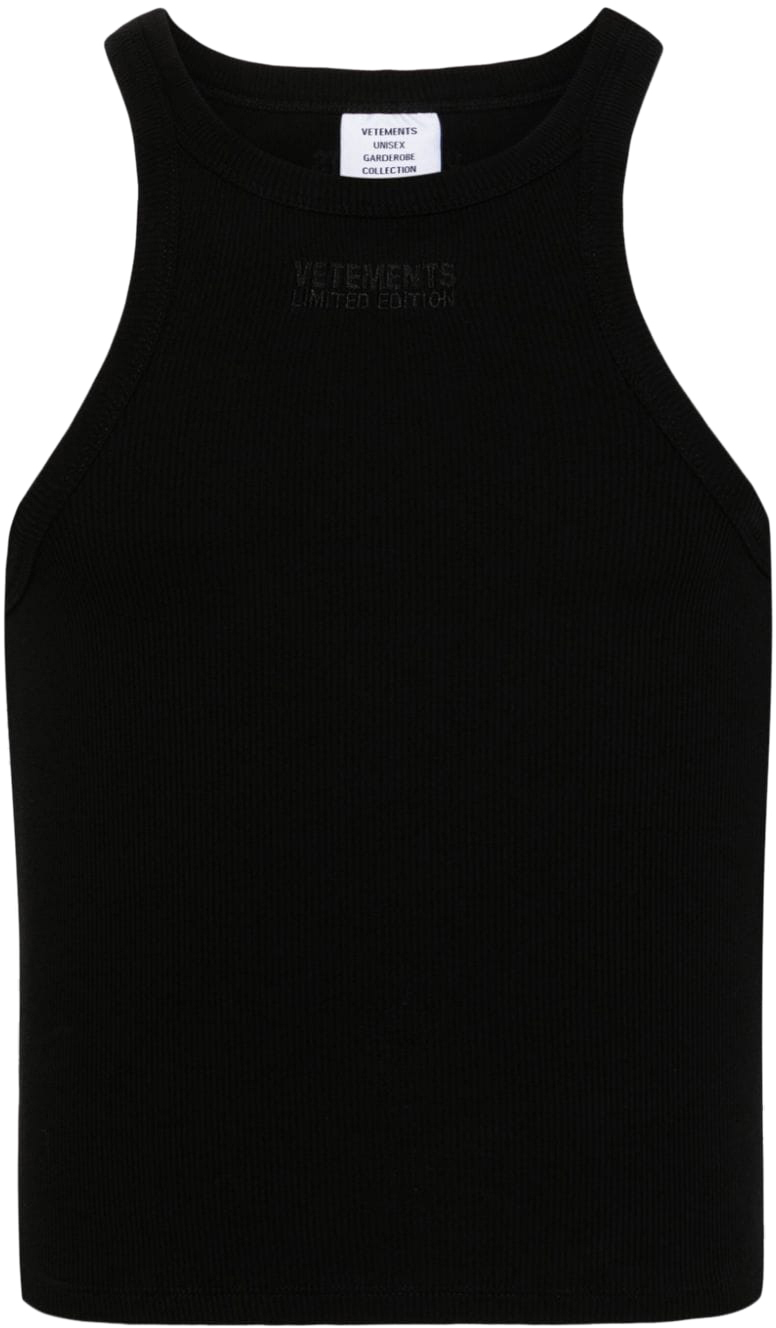 Vetements Top Black Zwart