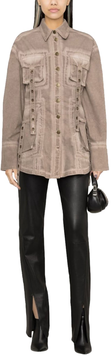 Blumarine Coats Brown Bruin