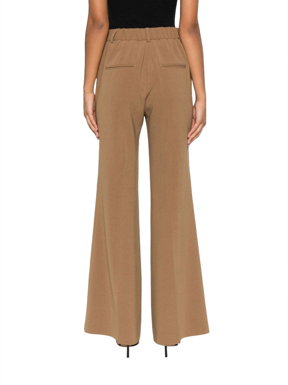 Alberto Biani Trousers Camel Beige
