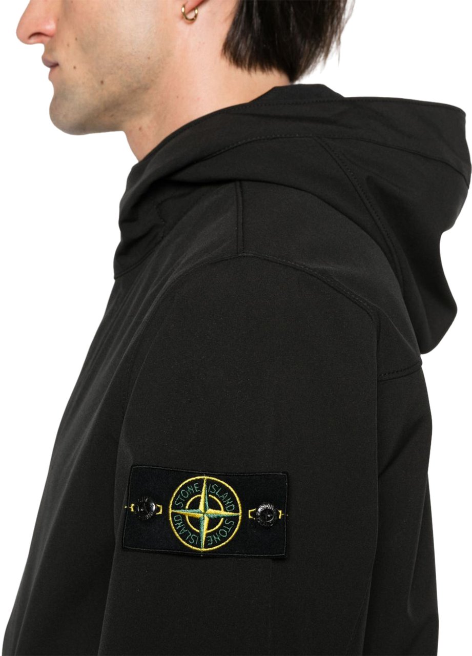 Stone Island Stone Island Coats Black Zwart