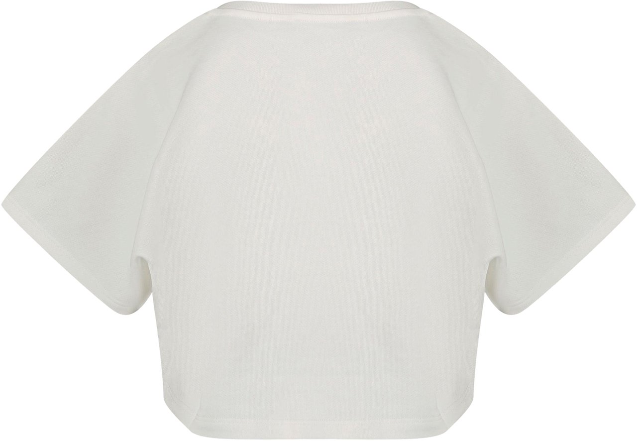 Versace Versace Kinder Meisjes T-Shirt In Off White Wit