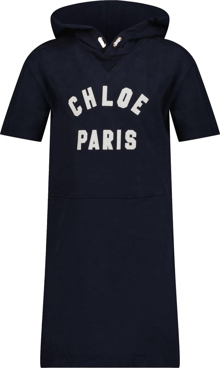 Chloé Chloe Kinder Meisjes Jurk In Navy Blauw