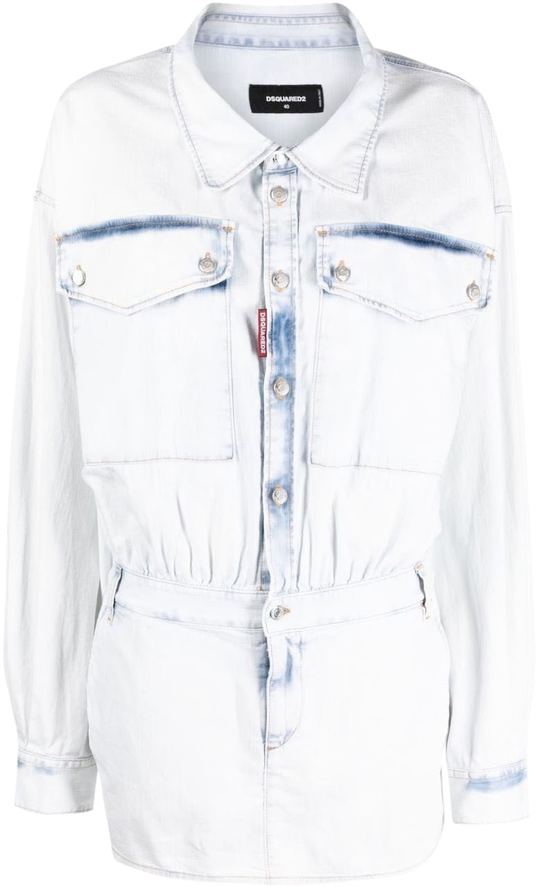 Dsquared2 Dresses Clear Blue Blauw