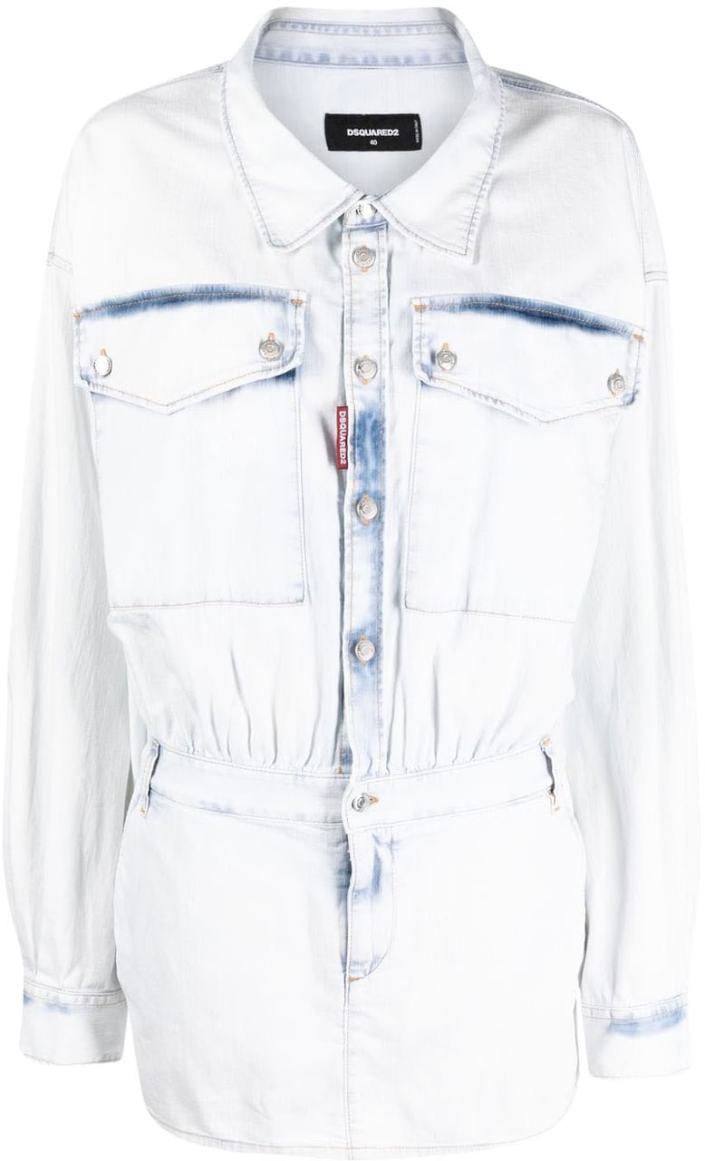Dsquared2 Dresses Clear Blue Blauw