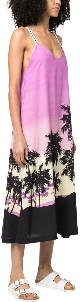 Palm Angels Dresses Purple Paars