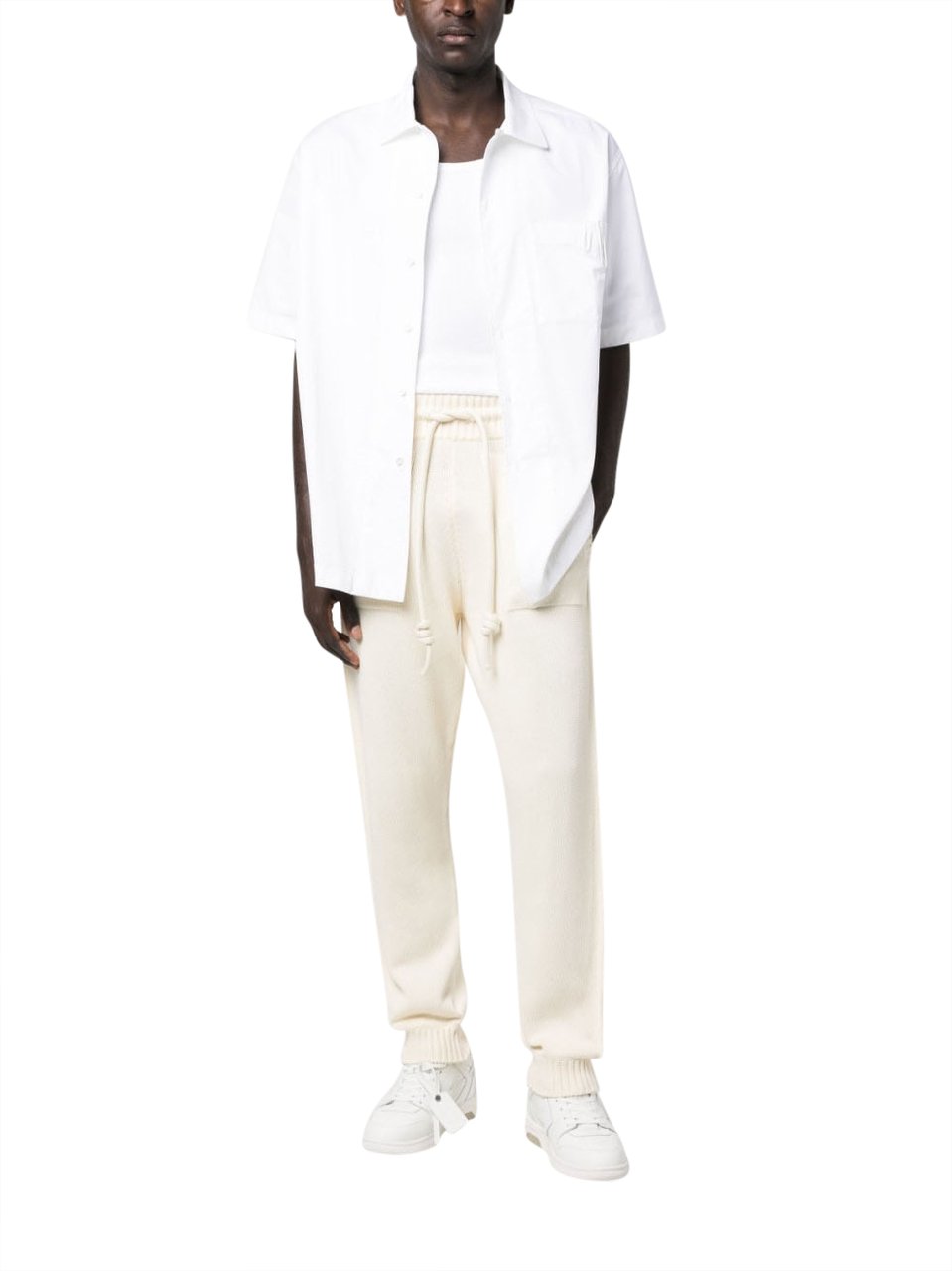 OFF-WHITE Trousers Beige Beige
