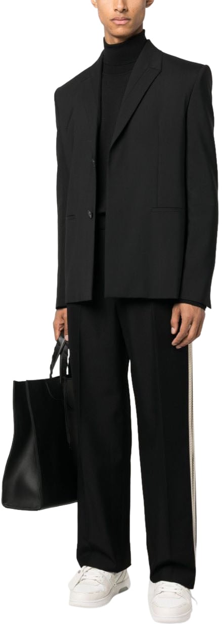 Palm Angels Trousers Black Zwart