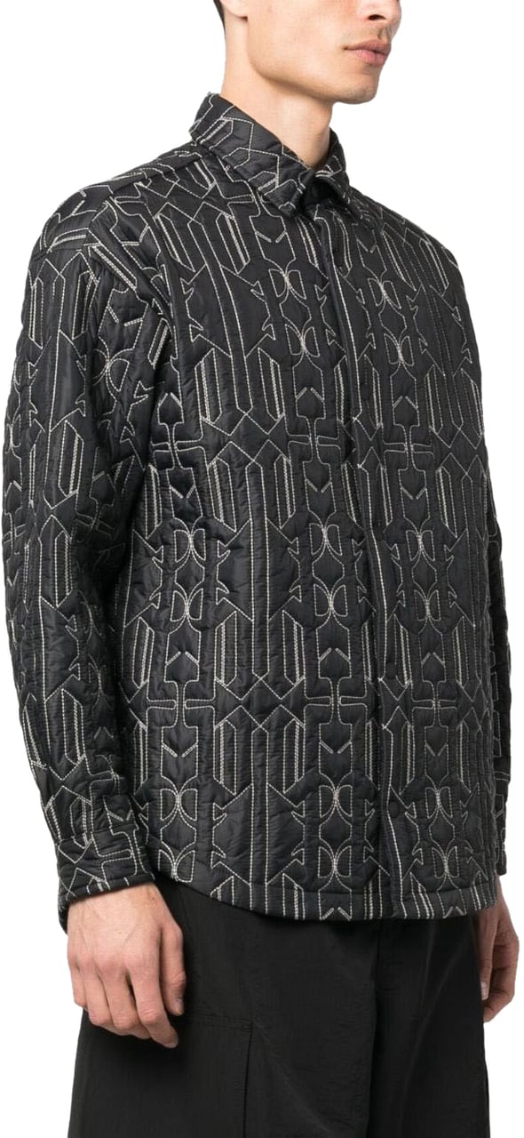 Palm Angels Shirts Grey Grijs