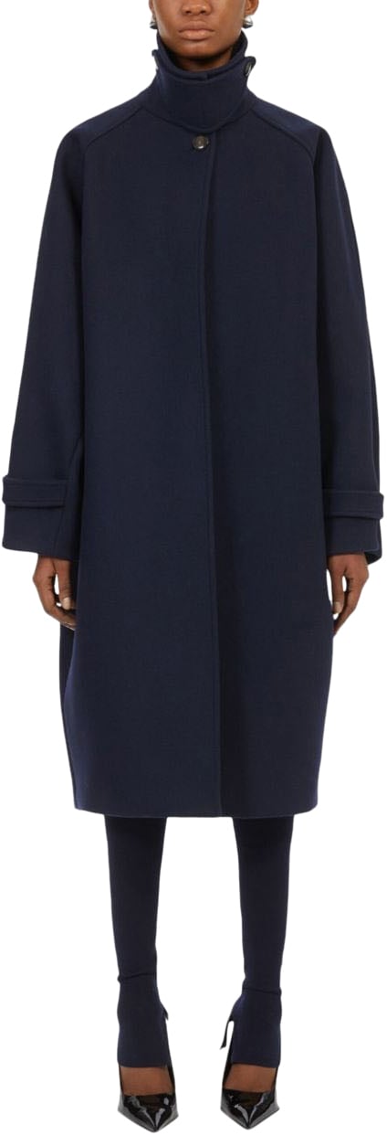 Ferragamo Coats Blue Blauw