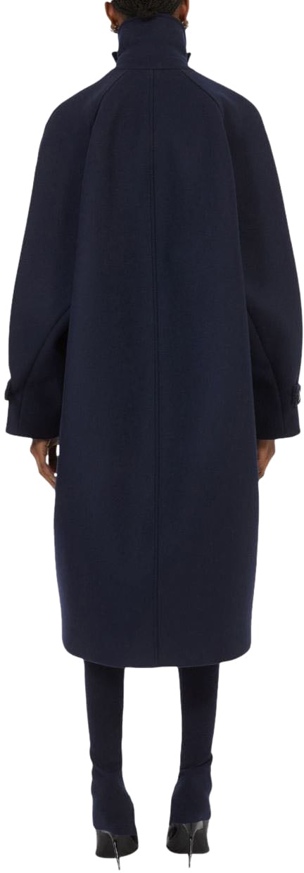 Ferragamo Coats Blue Blauw