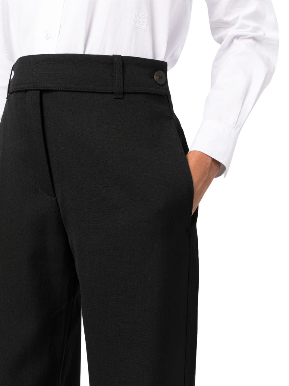 Studio Nicholson Trousers Black Zwart