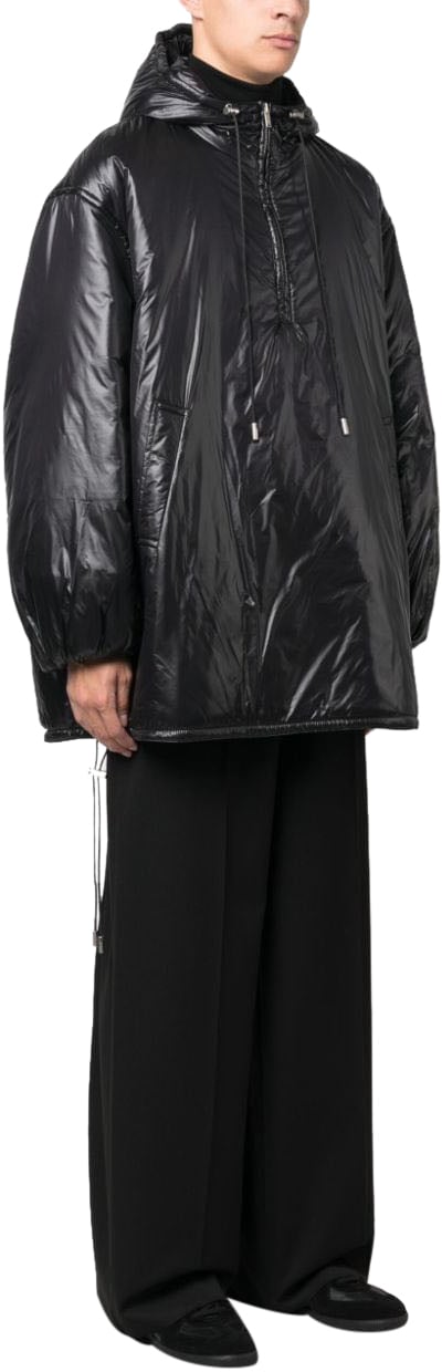 Saint Laurent Coats Black Zwart