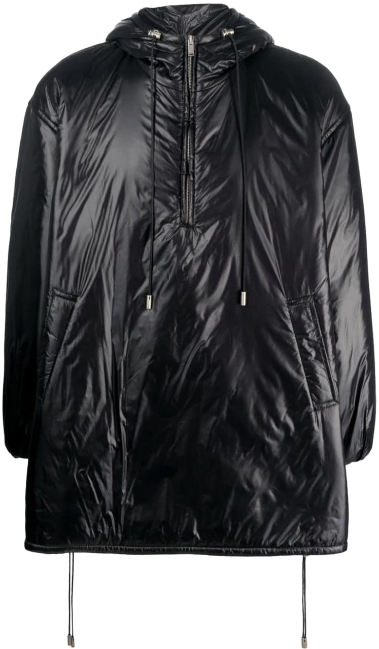 Saint Laurent Coats Black Zwart