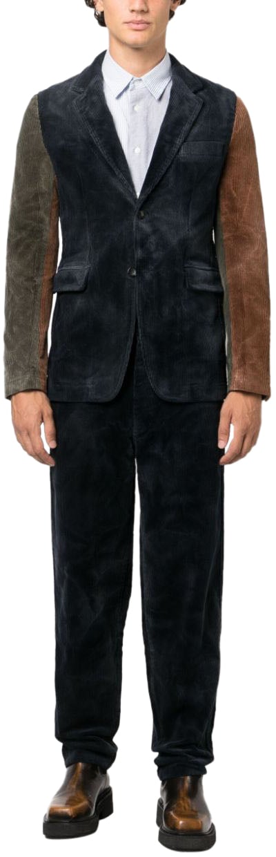 Comme des Garçons Trousers Blue Blauw