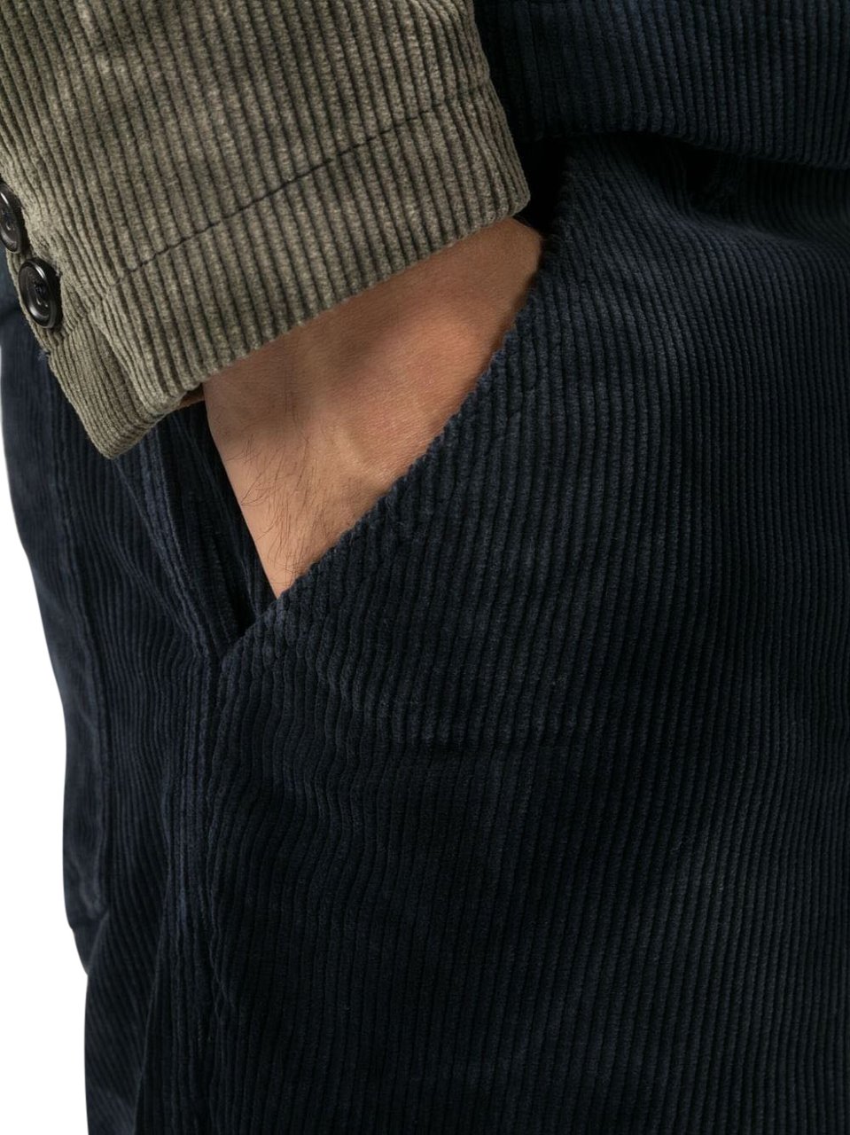 Comme des Garçons Trousers Blue Blauw