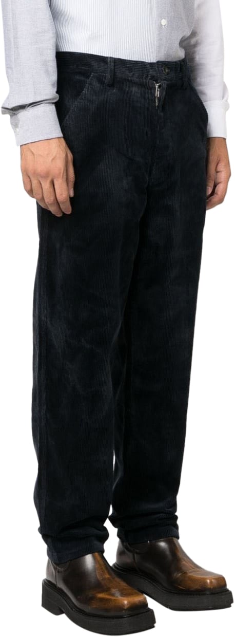 Comme des Garçons Trousers Blue Blauw